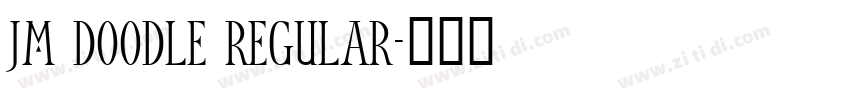 JM Doodle Regular字体转换